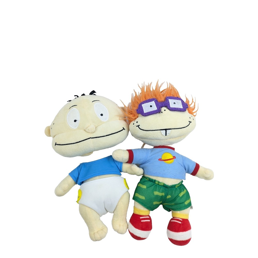 Rugrats Viacom Tommy & Chuckie‎ Plush Dolls Nickelodeon Vintage Nickelodeon